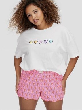 ROLLER RABBIT X TARGET 2025 Pink Seahorse Poplin Intimates Boxer Shorts Size M